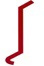 Планка примыкания к штробу 20*60*20*2000