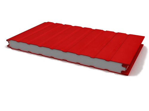 Стеновая трехслойная сэндвич-панель Airpanel c креплением S-fix пенополиизоцианурат