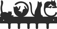Ключница "Кошка" (240*105)