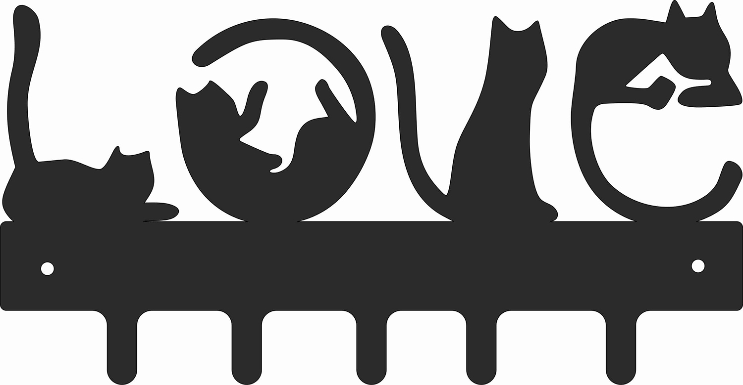 Ключница "Кошка" (240*105)